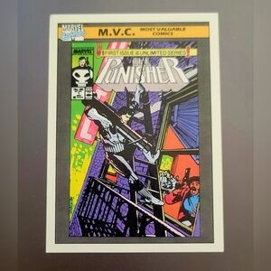 Marvel Impel Comic Card 1990 Punisher  #127 Series 1